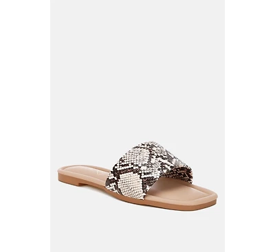 London Rag Women's Zaltana Open Square Toe Flats