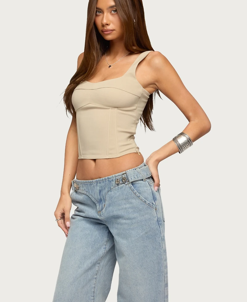 Edikted Women's Awnya Structured Corset