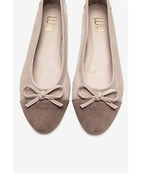 Forever & Always Shoes Women's Boleo Leather Ballet Flat