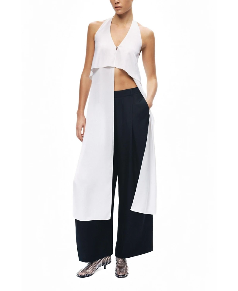 Nocturne Women's Layered Halter Blouse