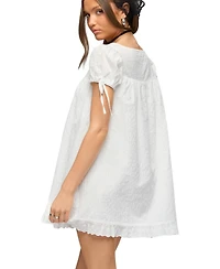 Edikted Women's Sepid Striped Cotton Mini Dress