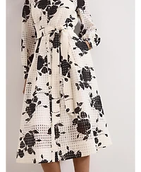 Phase Eight Women's Natalie Floral Belted Shirt Dress