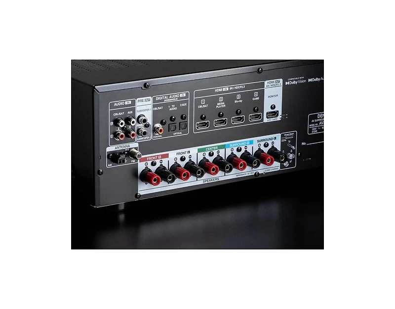 Denon Avr-S570BT 5.2 Ch 70W 8K Av Receiver with Bluetooth
