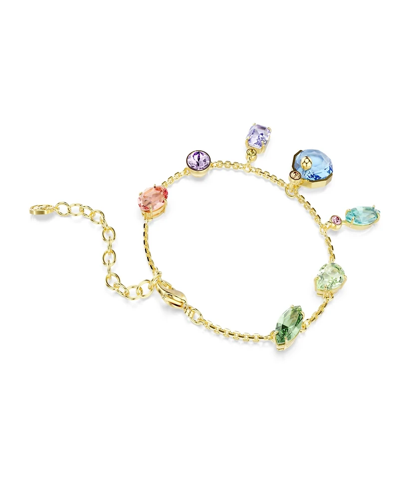 Swarovski Gold-Tone Plated Gema Bracelet