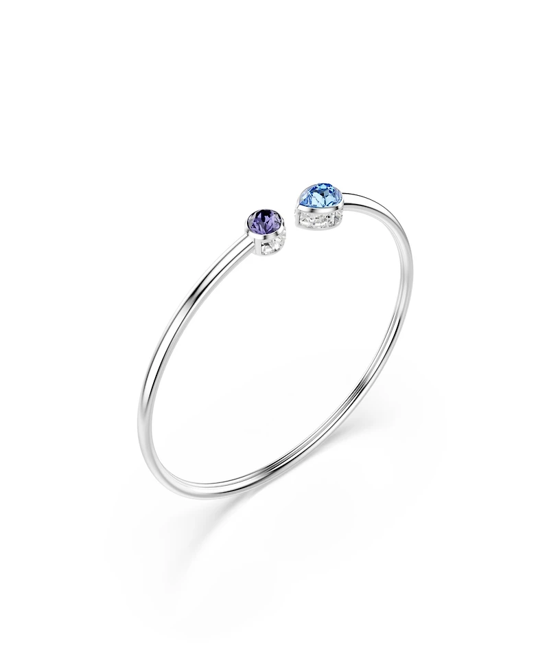 Swarovski Rhodium-Plated Chroma Bangle Bracelet