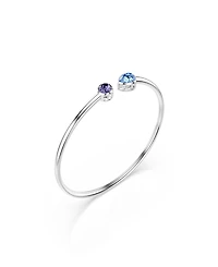 Swarovski Rhodium-Plated Chroma Bangle Bracelet