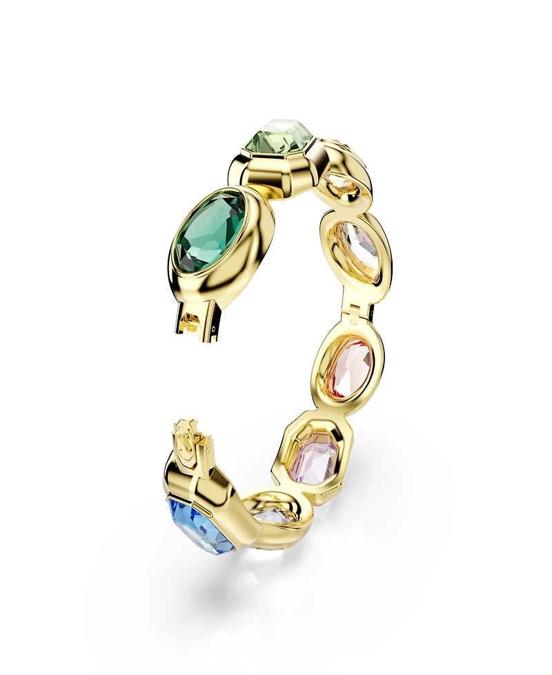 Swarovski Gold-Tone Plated Gema Cuff Bracelet
