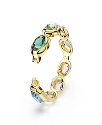 Swarovski Gold-Tone Plated Gema Cuff Bracelet