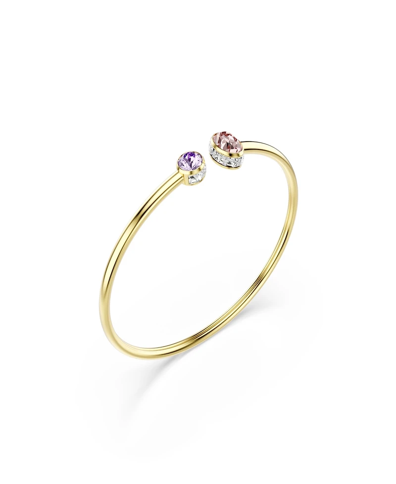 Swarovski Gold-Tone Plated Chroma Bangle Bracelet