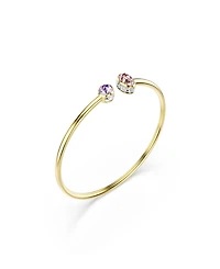 Swarovski Gold-Tone Plated Chroma Bangle Bracelet