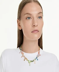 Swarovski Gold-Tone Plated Gema Necklace