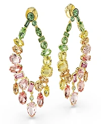 Swarovski Gold-Tone Plated Gema Drop Earrings