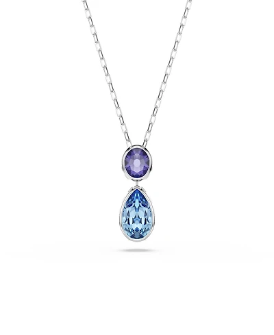 Swarovski Rhodium-Plated Chroma Pendant Necklace