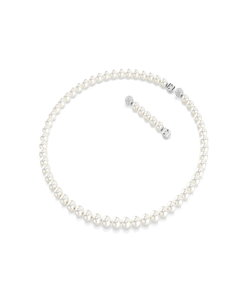 Swarovski Rhodium-Plated Matrix Necklace