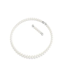 Swarovski Rhodium-Plated Matrix Necklace