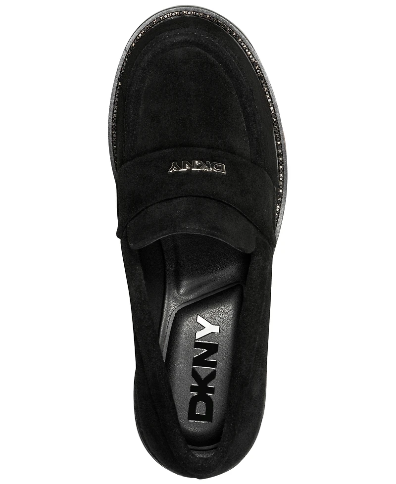 Dkny Civelli Heeled Round Toe Slip-on Loafers