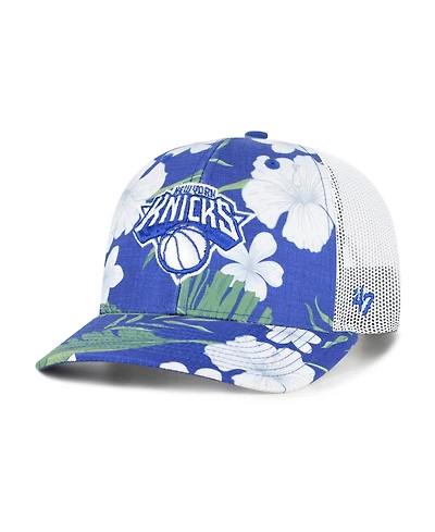 '47 Brand Men's Royal New York Knicks Beach Side Trucker Adjustable Hat