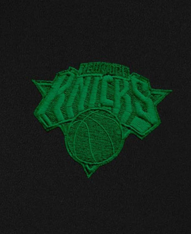 Antigua Men's Black New York Knicks St. Patrick's Day Era Polo Shirt