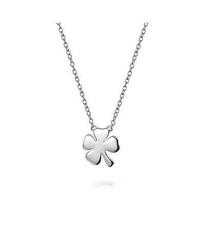 Bling Jewelry Celtic Shamrock Good Luck Charm Clover Pendant Necklace Sterling Silver