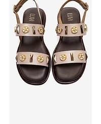 Forever & Always Shoes Women's Libera Leather Sandal
