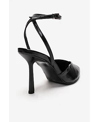 Prologue Shoes Women's Slate Ankle Strap Stiletto Pump