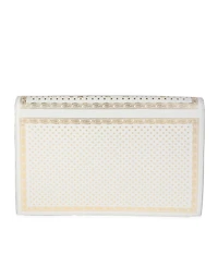 Pre-Owned Gucci x Sega Mystic White Star Printed Calfskin Guccy Portfolio Clutch