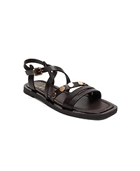 Forever & Always Shoes Poole Leather Multi Strap Sandal