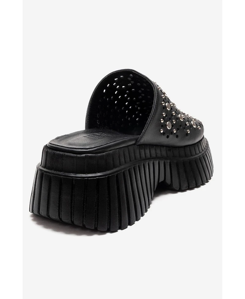 Forever & Always Shoes Harlow Leather Platform Sandal
