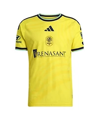 Adidas Men's Sam Surridge Yellow Nashville Sc 2026 The Reverb Kit On-Field Authentic Patch Jersey