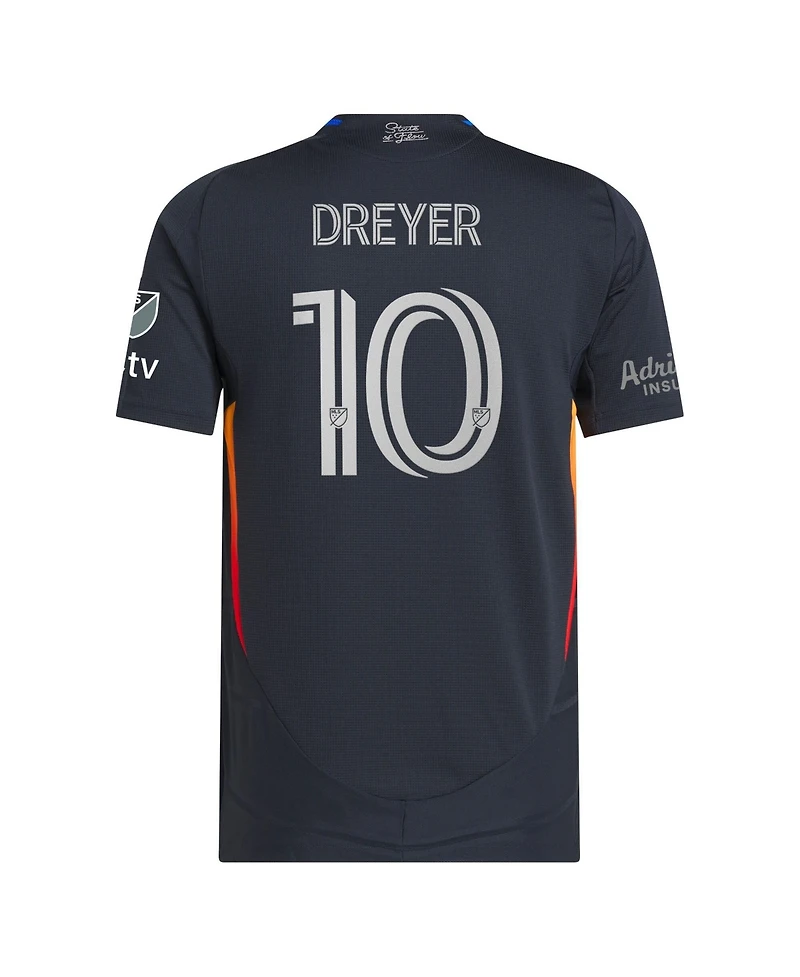Adidas Men's Anders Dreyer Navy San Diego Fc 2025 State of Flow On-Field Authentic Jersey