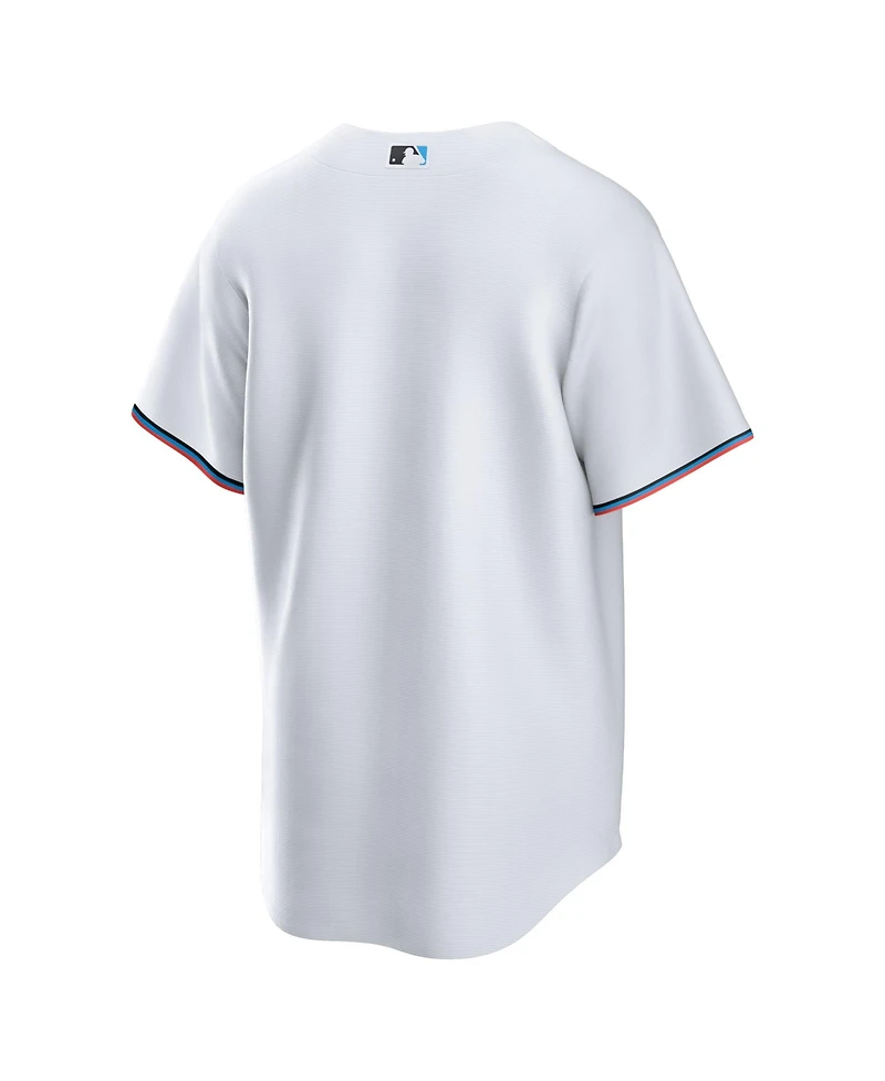 Nike Men's White Miami Marlins Home Big & Tall Replica Jersey