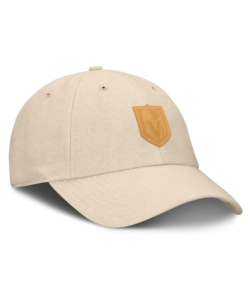 Fanatics Men's Tan Vegas Golden Knights Front Office Canvas Adjustable Hat