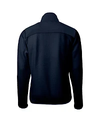 Cutter & Buck Men's Navy Los Angeles Dodgers Big & Tall Cascade Eco Sherpa Fleece Full-Zip Jacket
