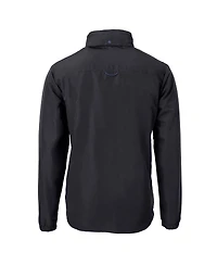 Cutter & Buck Men's Black Los Angeles Dodgers Charter Eco Full-Zip Hoodie Jacket