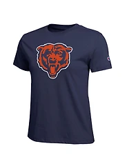 Champion Women's Navy Chicago Bears Logo T-Shirt