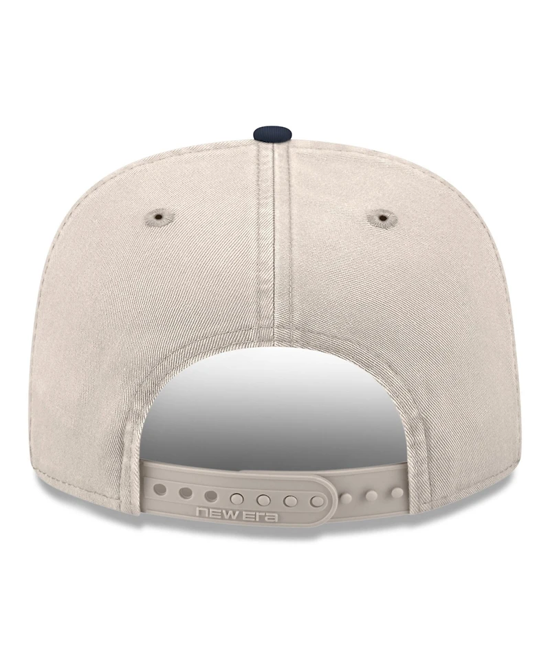 New Era Men's Khaki/Navy Kyle Larson Flag 19TWENTY Adjustable Hat