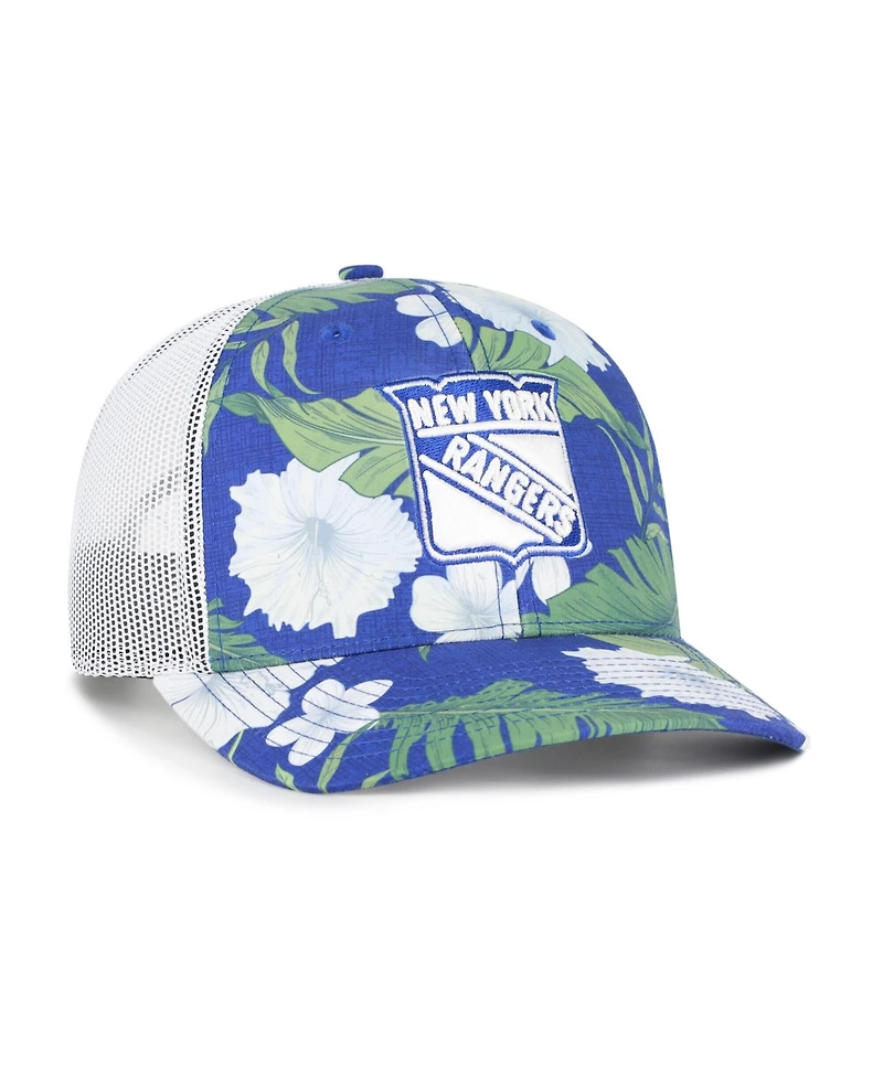 '47 Brand Men's Royal/White New York Rangers Beach Side Adjustable Trucker Hat