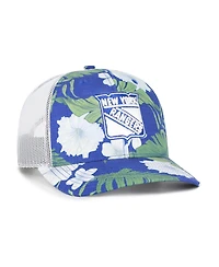 '47 Brand Men's Royal/White New York Rangers Beach Side Adjustable Trucker Hat
