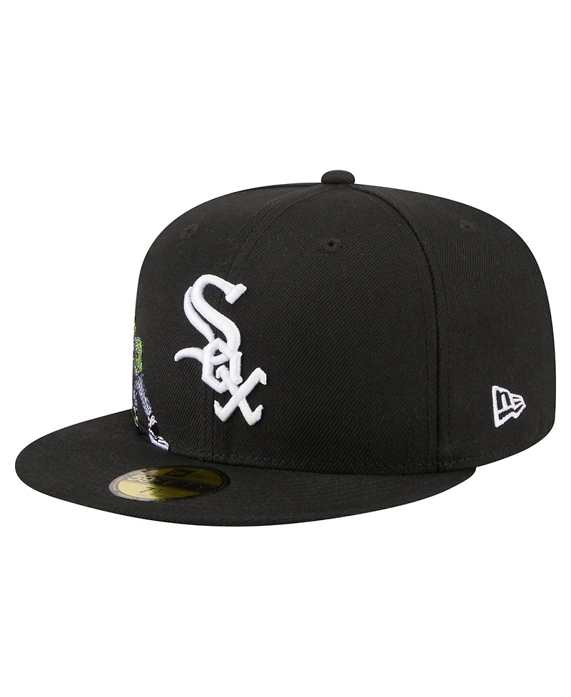 New Era Men's Black Chicago White Sox Run Mascot 59FIFTY Fitted Hat
