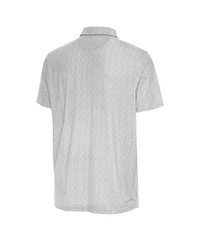 Antigua Men's Gray Los Angeles Dodgers Botanic Polo Shirt