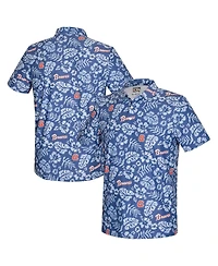 Reyn Spooner Men's Blue Atlanta Braves Cooperstown Pua Performance Polo Shirt
