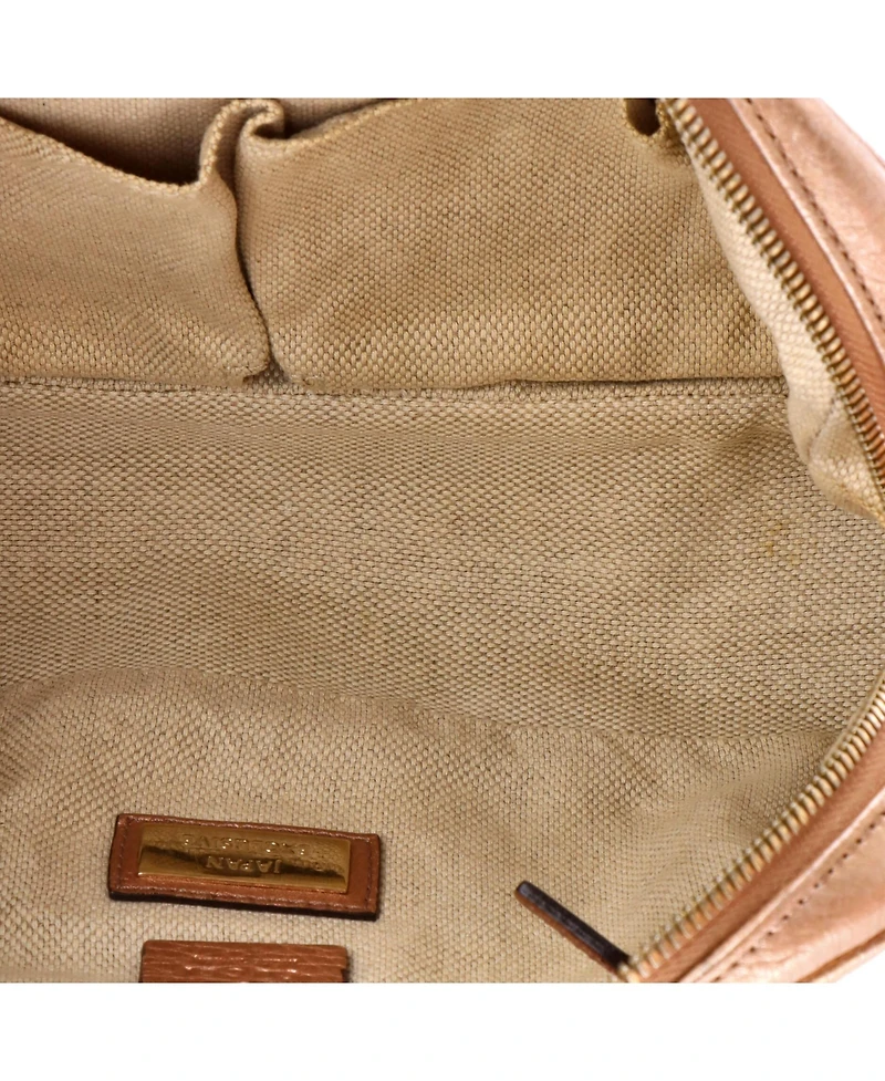 Pre-Owned Gucci Small Soho Chain Zip Shoulder Bag Leather