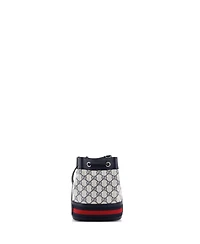 Pre-Owned Gucci Mini Ophidia Bucket Bag Gg Coated Canvas