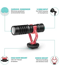Movo VXR10 Universal Video Microphone with Lightning Adapter
