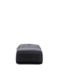 Pre-Owned Gucci Medium Front Zip Pocket Backpack Gg Coated Canvas