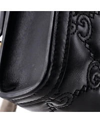 Pre-Owned Gucci Mini Top Handle Crossbody Bag Gg Matelasse Leather