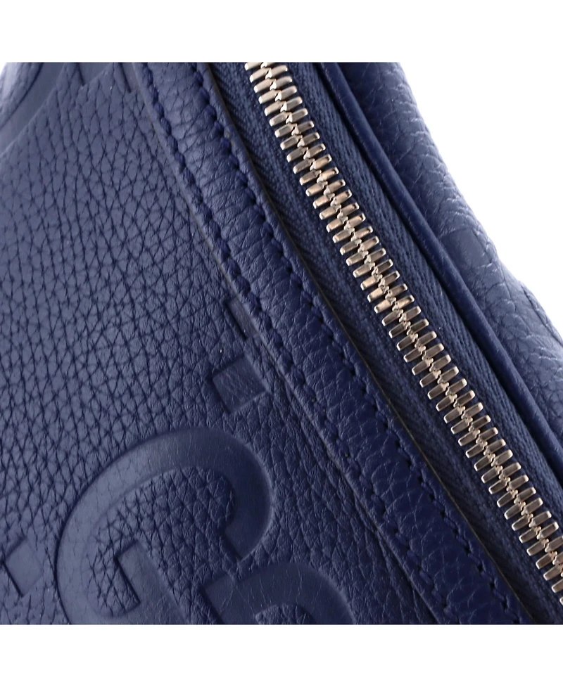 Pre-Owned Gucci Small Belt Bag Jumbo Gg Embossed Leather