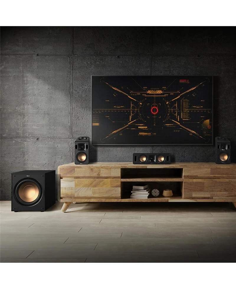 Klipsch Reference Cinema System Bundle With Onkyo Tx-RZ30 170W 9.2-Channel 8K 4K Network Av Receiver
