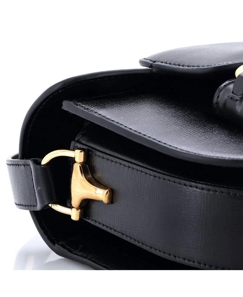 Pre-Owned Gucci Mini Horsebit 1955 Rounded Shoulder Bag Leather