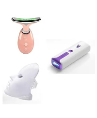 Pursonic 7 In 1 Led Therapy Mask Sculpting Wand Ipl Laser Hair Removal